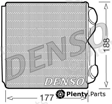 Denso DRR25010 — Heat Exchanger, interior heating