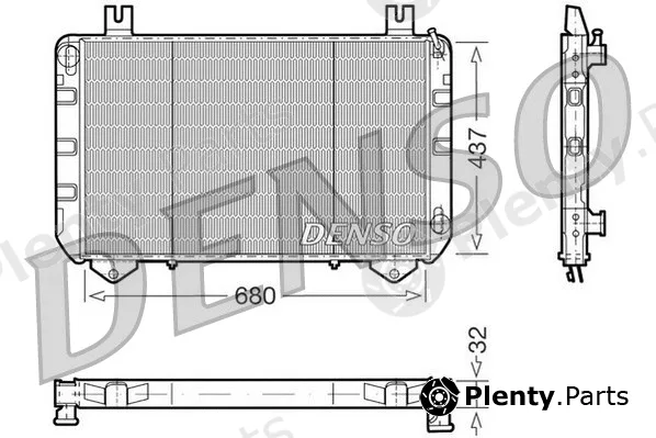 Denso DRM10094 — Radiator, engine cooling