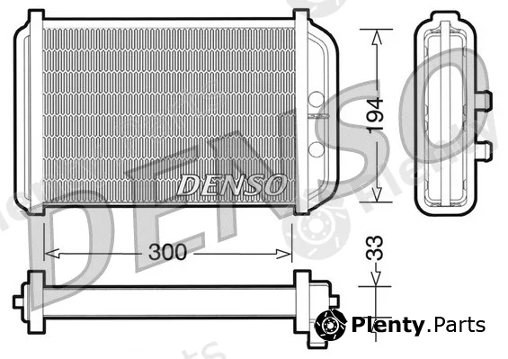 Denso DRR09033 — Heat Exchanger, interior heating