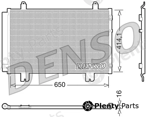 Denso DCN51009 — Condenser, air conditioning