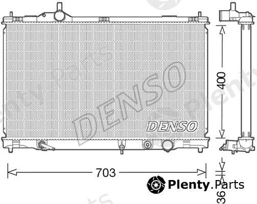 Denso DRM50095 — Radiator, engine cooling