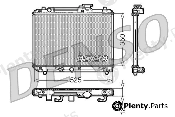 Denso DRM47002 — Radiator, engine cooling