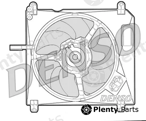 Denso DER09002 — Fan, engine cooling