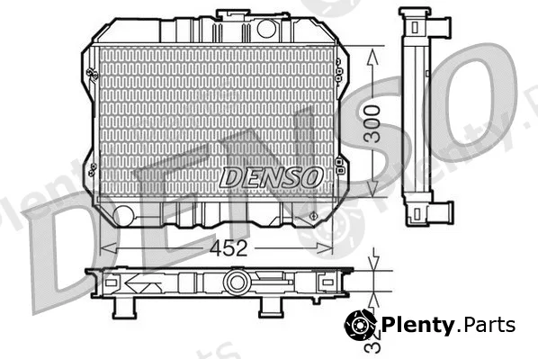 Denso DRM50200 — Radiator, engine cooling