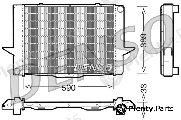 Denso DRM33040 — Radiator, engine cooling