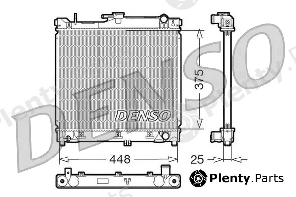 Denso DRM47014 — Radiator, engine cooling