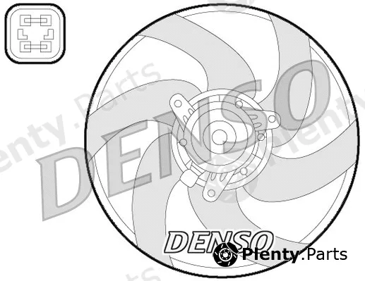 Denso DER21022 — Fan, engine cooling