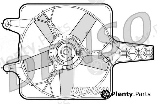 Denso DER09072 — Fan, engine cooling