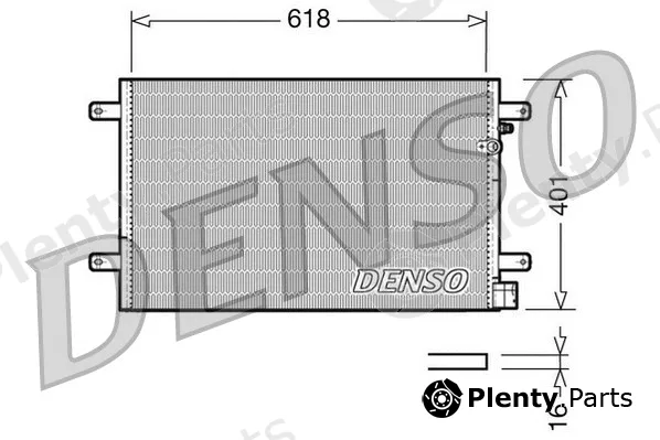 Denso DCN02006 — Condenser, air conditioning