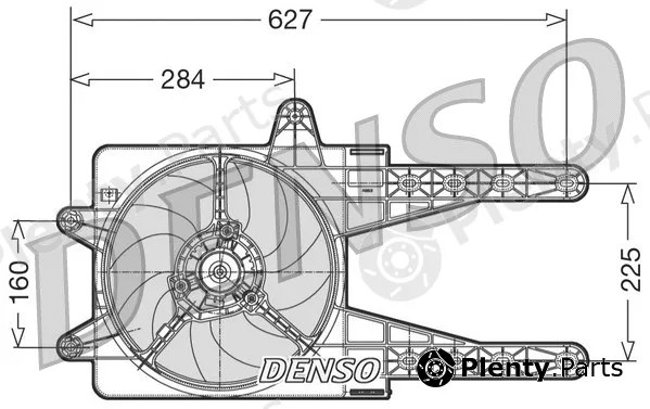 Denso DER09013 — Fan, engine cooling