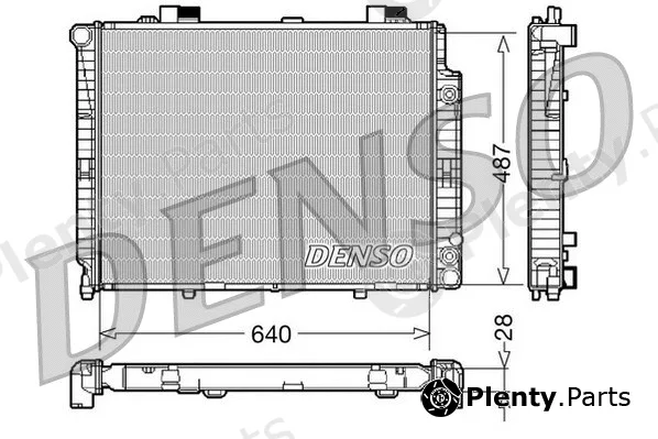 Denso DRM17088 — Radiator, engine cooling