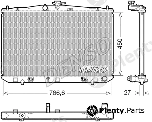Denso DRM51017 — Radiator, engine cooling
