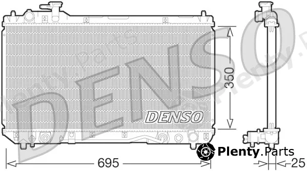 Denso DRM50063 — Radiator, engine cooling