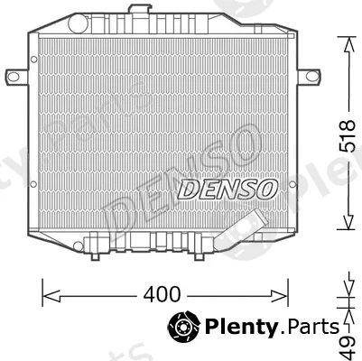 Denso DRM45037 — Radiator, engine cooling
