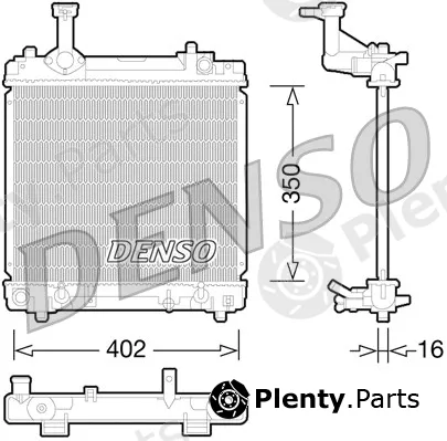 Denso DRM47027 — Radiator, engine cooling