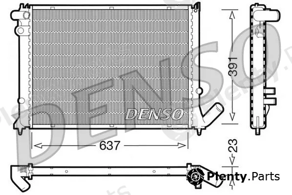 Denso DRM21050 — Radiator, engine cooling