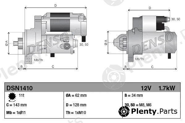Denso DSN1410 — Starter
