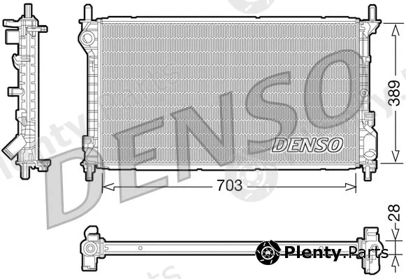 Denso DRM10109 — Radiator, engine cooling