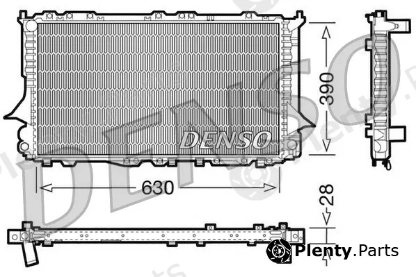 Denso DRM02006 — Radiator, engine cooling