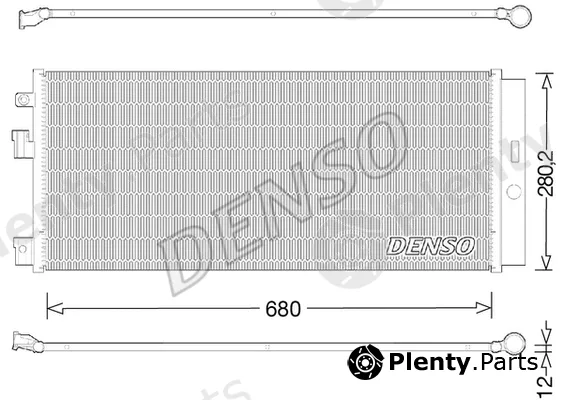 Denso DCN20023 — Condenser, air conditioning