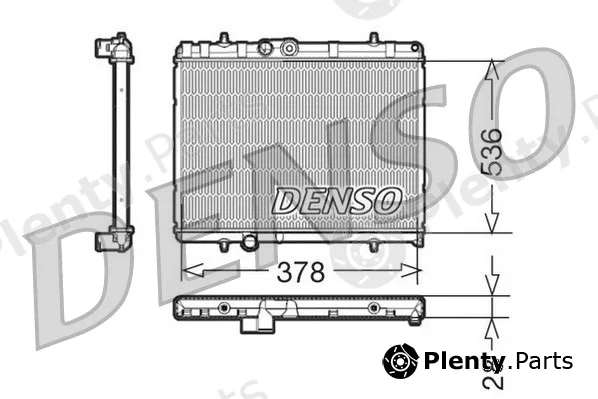 Denso DRM21056 — Radiator, engine cooling