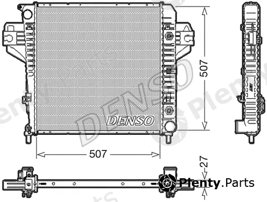 Denso DRM06033 — Radiator, engine cooling