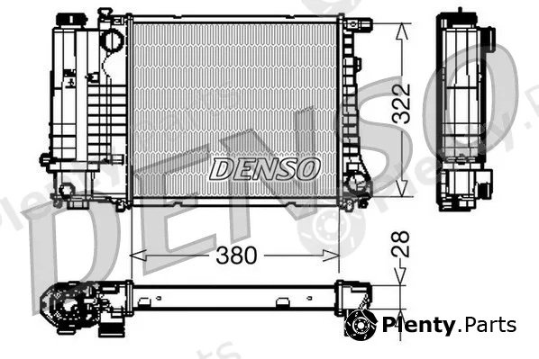 Denso DRM05044 — Radiator, engine cooling
