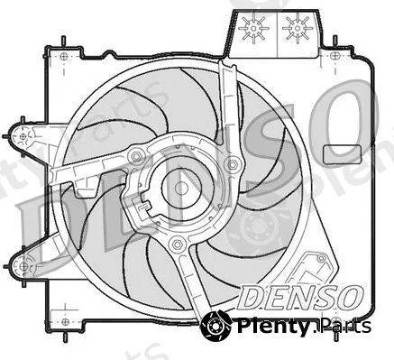 Denso DER09244 — Fan, engine cooling