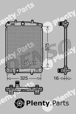 Denso DRM50040 — Radiator, engine cooling