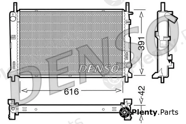 Denso DRM10071 — Radiator, engine cooling