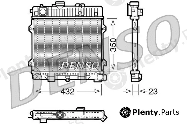 Denso DRM05024 — Radiator, engine cooling