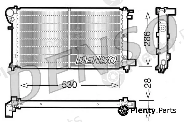 Denso DRM21004 — Radiator, engine cooling