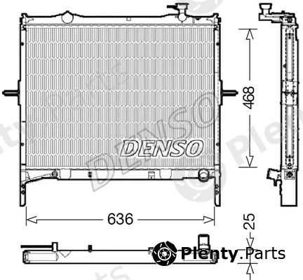 Denso DRM43001 — Radiator, engine cooling