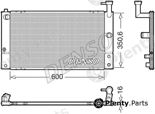 Denso DRM50133 — Radiator, engine cooling