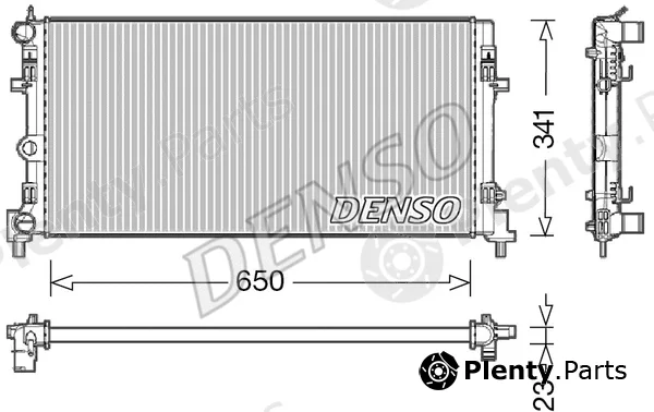Denso DRM02015 — Radiator, engine cooling