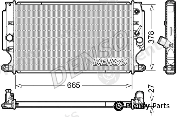 Denso DRM50088 — Radiator, engine cooling