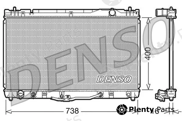 Denso DRM50043 — Radiator, engine cooling