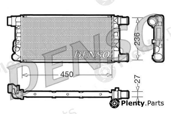 Denso DRM09041 — Radiator, engine cooling