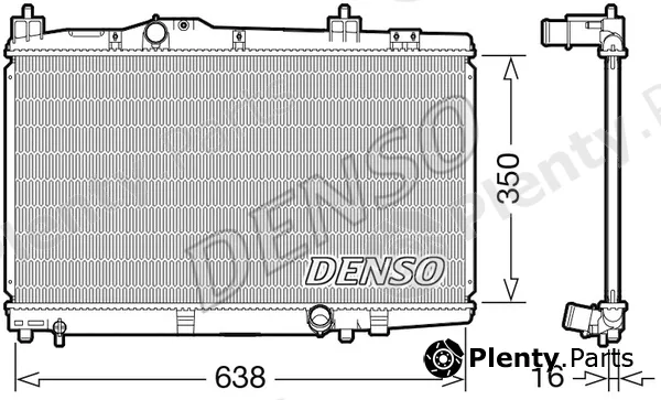 Denso DRM50105 — Radiator, engine cooling