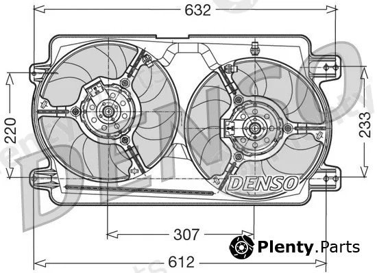 Denso DER01018 — Fan, engine cooling