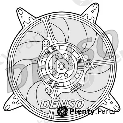 Denso DER09290 — Fan, engine cooling