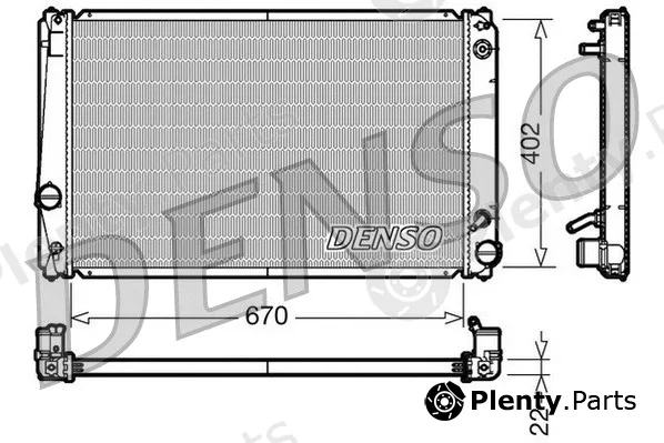 Denso DRM50052 — Radiator, engine cooling