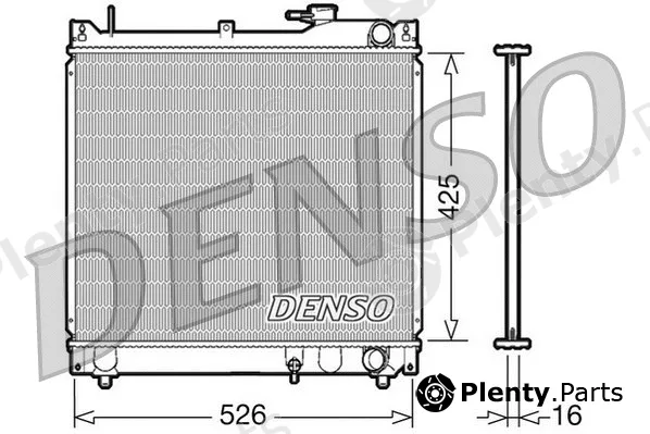 Denso DRM47015 — Radiator, engine cooling