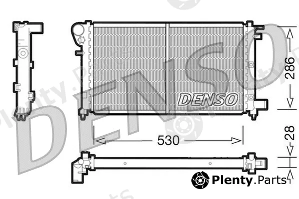 Denso DRM21002 — Radiator, engine cooling