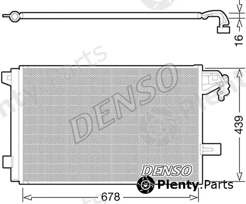 Denso DCN32063 — Condenser, air conditioning