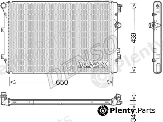 Denso DRM32046 — Radiator, engine cooling
