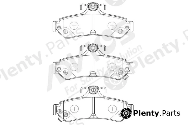 Advics-Sea A2N254Y — Brake Pad Set, disc brake