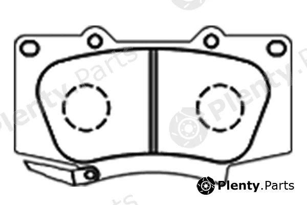 Advics-Sea A1N247 — Brake Pad Set, disc brake