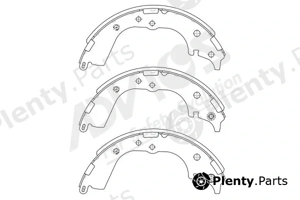 Advics-Sea A8N030Y — Brake Shoe Set