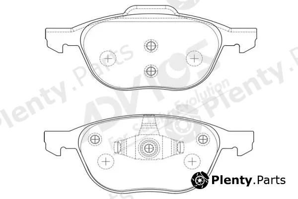Advics-Sea E1N091Y — Brake Pad Set, disc brake